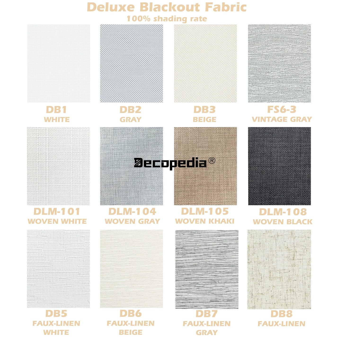 Decopedia Motorized Roller Blinds for Windows – Cordless Smart Blackout Day & Night Curtains for Living Room