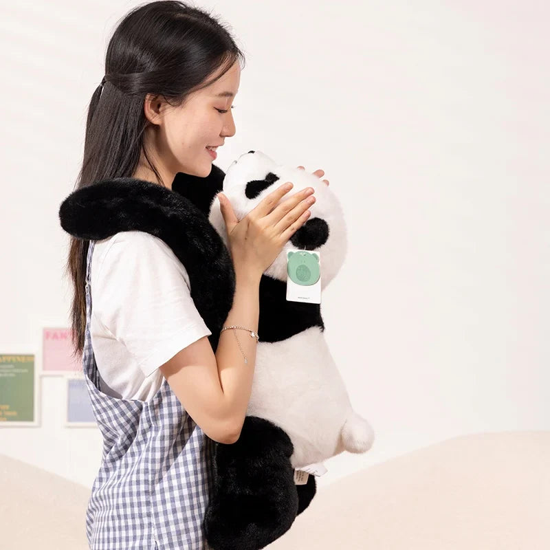30-65cm Kawaii Forest Animal Plush Dolls – Soft Long-Arm Raccoon, Dinosaur, Sloth, Panda & Koala Pillow Toys for Home Decor