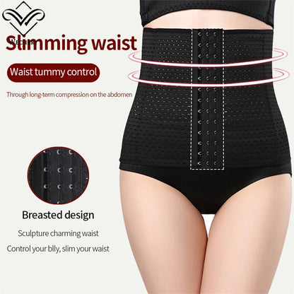 Colombian Mesh Waist Trainer Girdle for Women – Bustier Shapewear for Belly & Waist Control