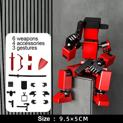 Multi-Jointed Movable Shapeshift Robot 3.0 – 3D Printed Action Model Doll Toy & Christmas Gift