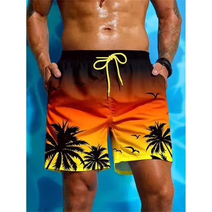 3D Anime Board Shorts - Quick-Dry Unisex Beach & Swimming Shorts for Men and Women