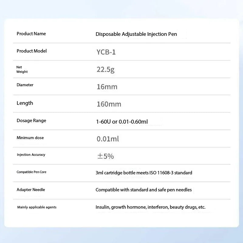 10pcs Purple Disposable Injection Pens — Adjustable Dosage Magic Pens