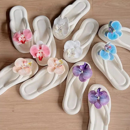 EVA Butterfly Flip Flops - Anti-Slip Summer Beach & Vacation Sandals