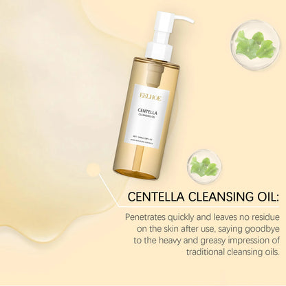 EELHOE Centella Cleansing Oil – Moisturizing Facial Makeup Remover for Sensitive Skin, Pore Shrinking & Deep Cleansing
