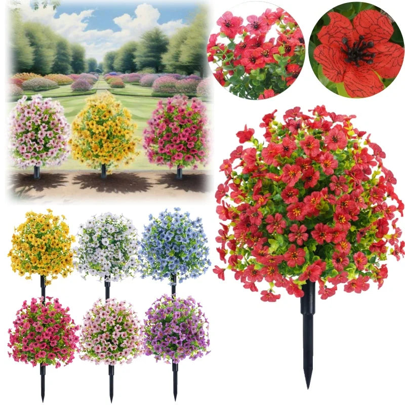 Artificial Eucalyptus Flowers - Faux Greenery Bouquet for Weddings, Home Decor & Vase Arrangements