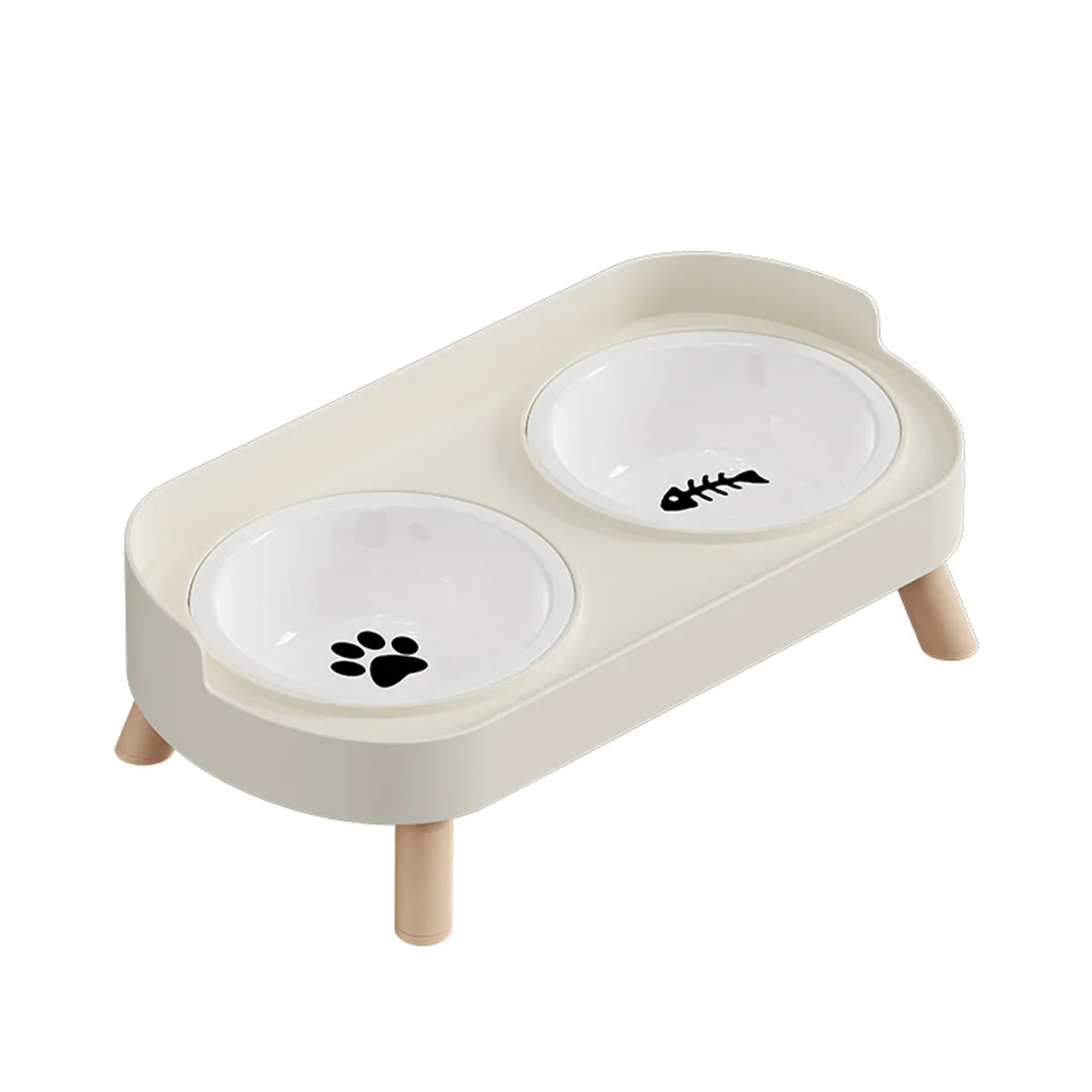 Colorful Dopamine Pet Double Bowl – Stainless Steel Large Capacity Cat & Dog Feeding & Water Dish Fashion Pet Bowl Set
