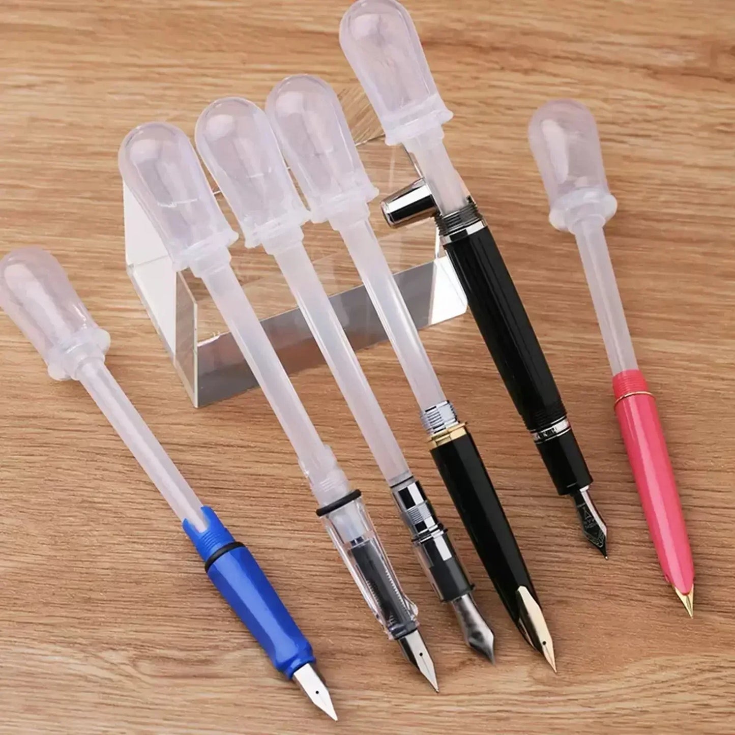 New Fountain Pen Washer – Cleaning Tool for Pen Nibs, Ink Dropper, Absorber & Multi-Brand Pen Cartridges