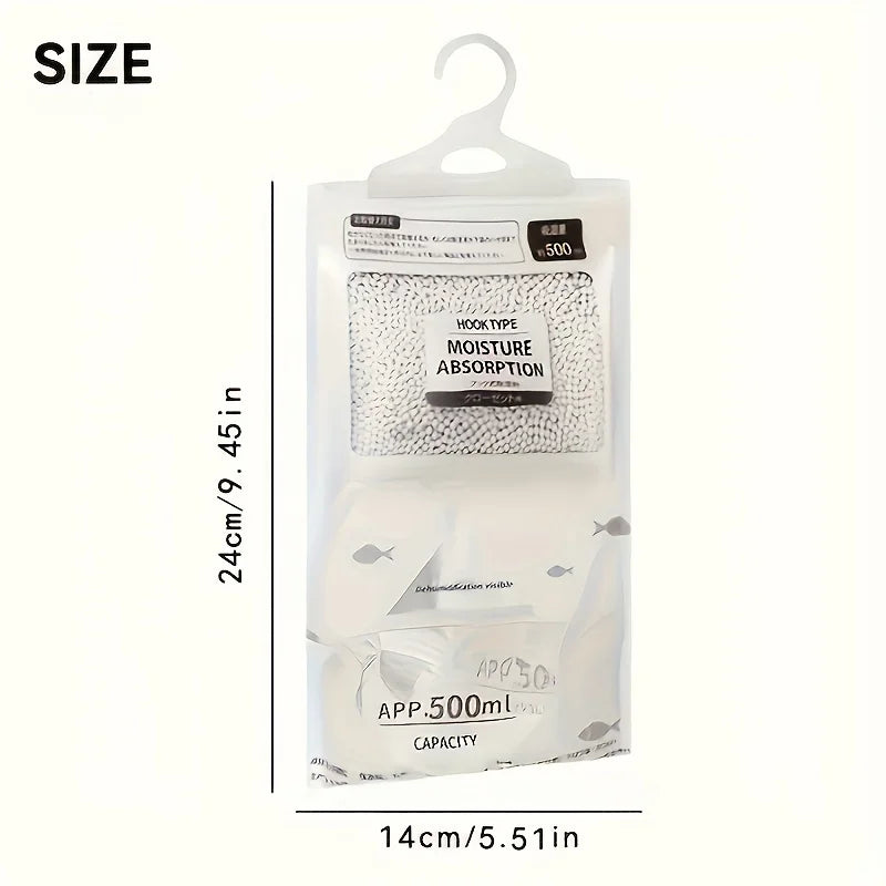 Reusable Moisture Absorber Bag – Closet & Wardrobe Deodorizer, Anti-Mold Humidity Control