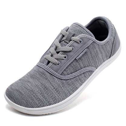 HOBIBEAR Wide-Toe-Box Barefoot Shoes for Men - Minimalist, Breathable, Comfortable Trail Walking Shoes