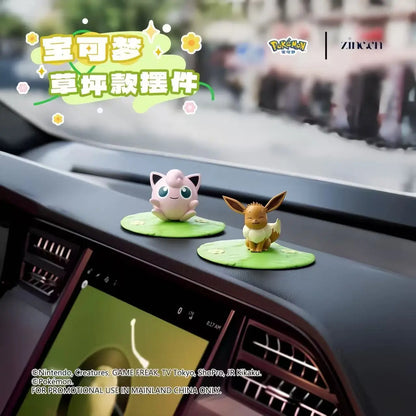 Genuine Pokémon Keychain – Pikachu, Snorlax, Eevee & Bulbasaur Anime Action Figure Toy Keyring Gift