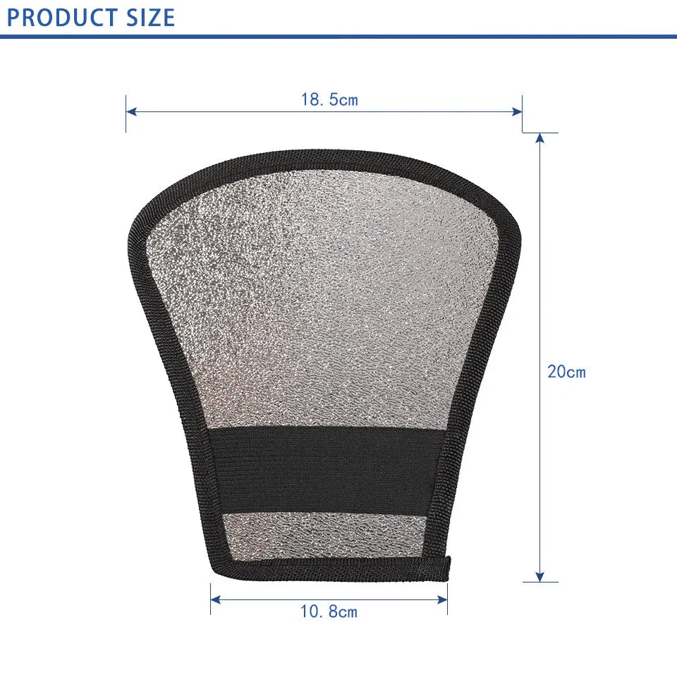 Universal 2-in-1 Silver & White Flash Diffuser Softbox – Photography Flash Light Reflector Accessory
