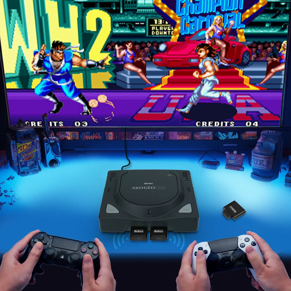 Retroscaler BlueRetro Wireless Adapter – SNK NEO·GEO MVS/AES/CD/CDZ Console Compatible with 8Bitdo & PS5 Controllers