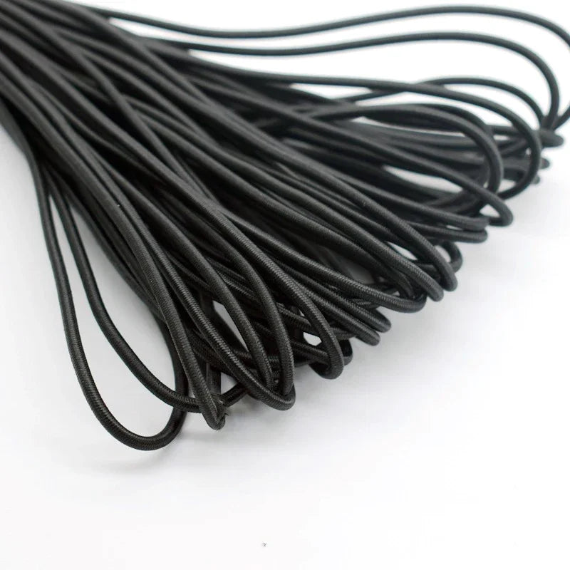 Strong Elastic Bungee Shock Cord Rope – 2/2.5/3/4/5/6mm Stretch String for DIY Jewelry Making, Sewing, Crafts & Garment Accessories