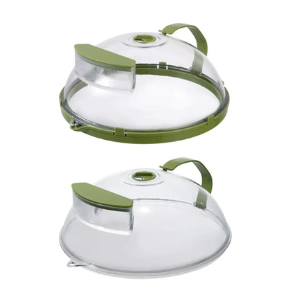 Multipurpose Microwave Plate Cover with Water Storage - Anti-Splatter Oven Guard Lid, Dishwasher Safe