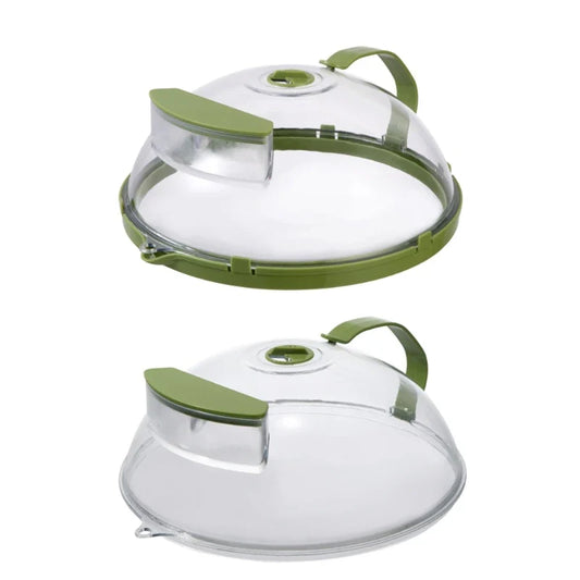Multipurpose Microwave Plate Cover with Water Storage - Anti-Splatter Oven Guard Lid, Dishwasher Safe