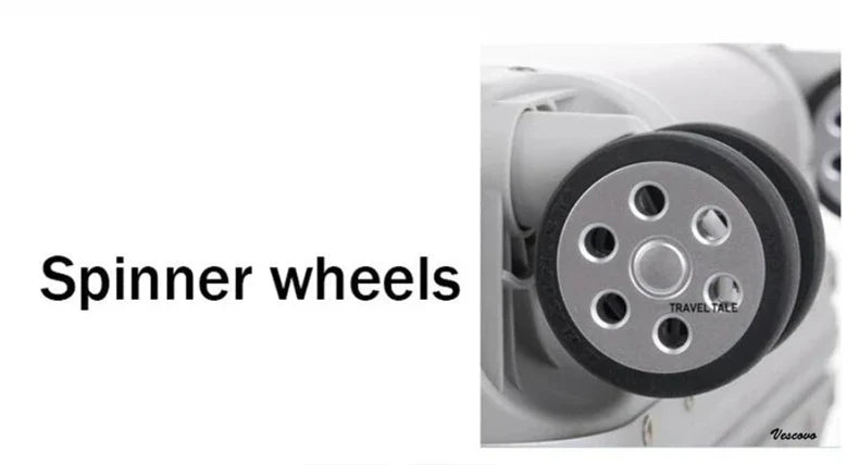 Carrylove 18" Aluminum Camera Trolley Suitcase — Spinner Pilot Luggage Bag for Photography, Rolling Wheels