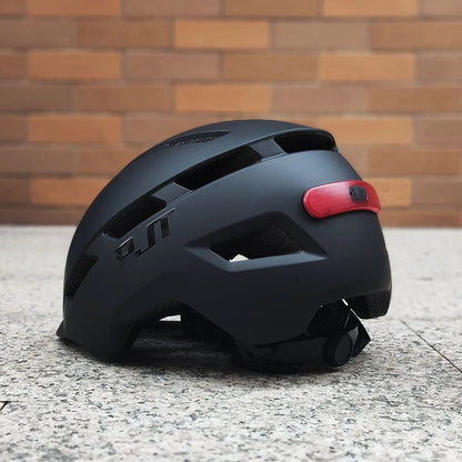 USB Rechargeable Cycling Helmet with Built-in Taillight – In-Mold MTB Mountain & Road Bike Safety Helmet for Sports Riding