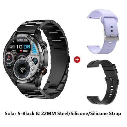 HAYLOU Solar 5 Smartwatch — 1.58" AMOLED, Voice Calling, 24H Health & Sports Tracker for Men