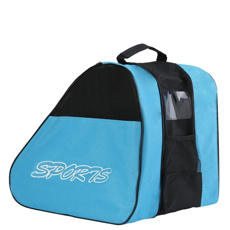 Portable Roller Skates Bag – Large Capacity Breathable Storage for Kids’ Inline & Ice Skates