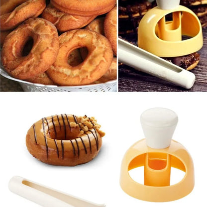 DIY Donut Cake Mold Cutter – Creative Doughnut Maker Baking Tool for Pastry, Bread, Chocolate & Dessert Decorating