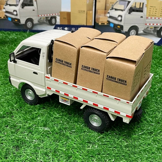 1:10/1:16 WPL D12 RC Car – Simulation Drift & Climbing Truck with LED Lights, Electric Toy Model for Boys Christmas Gift