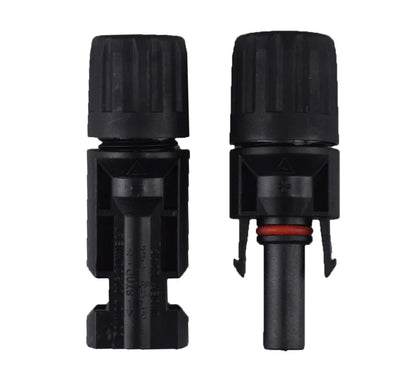 DC Solar Connector Kit 1000V 30A – IP67 Waterproof PV/MC Cable Connectors (5–200 Pcs, 2.5/4/6mm²)