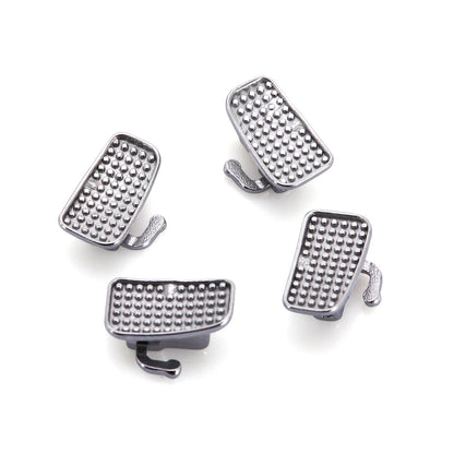 AZDENT 5 Boxes Dental Brackets – Passive Self-Ligating Orthodontic Braces with MIM Monoblock & Buccal Tubes, MBT/Roth 0.022, 345 Hooks