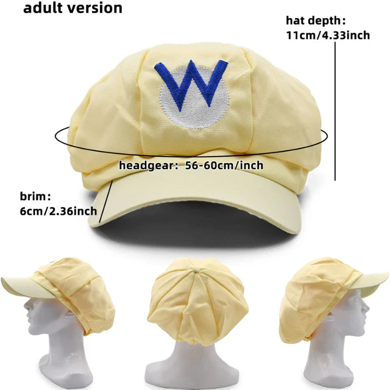 Anime Mario & Luigi Plush Hats — Kawaii Cappy, Princess Peach, Waluigi, Wario & Mushroom Stuffed Dolls, Birthday Gifts for Kids