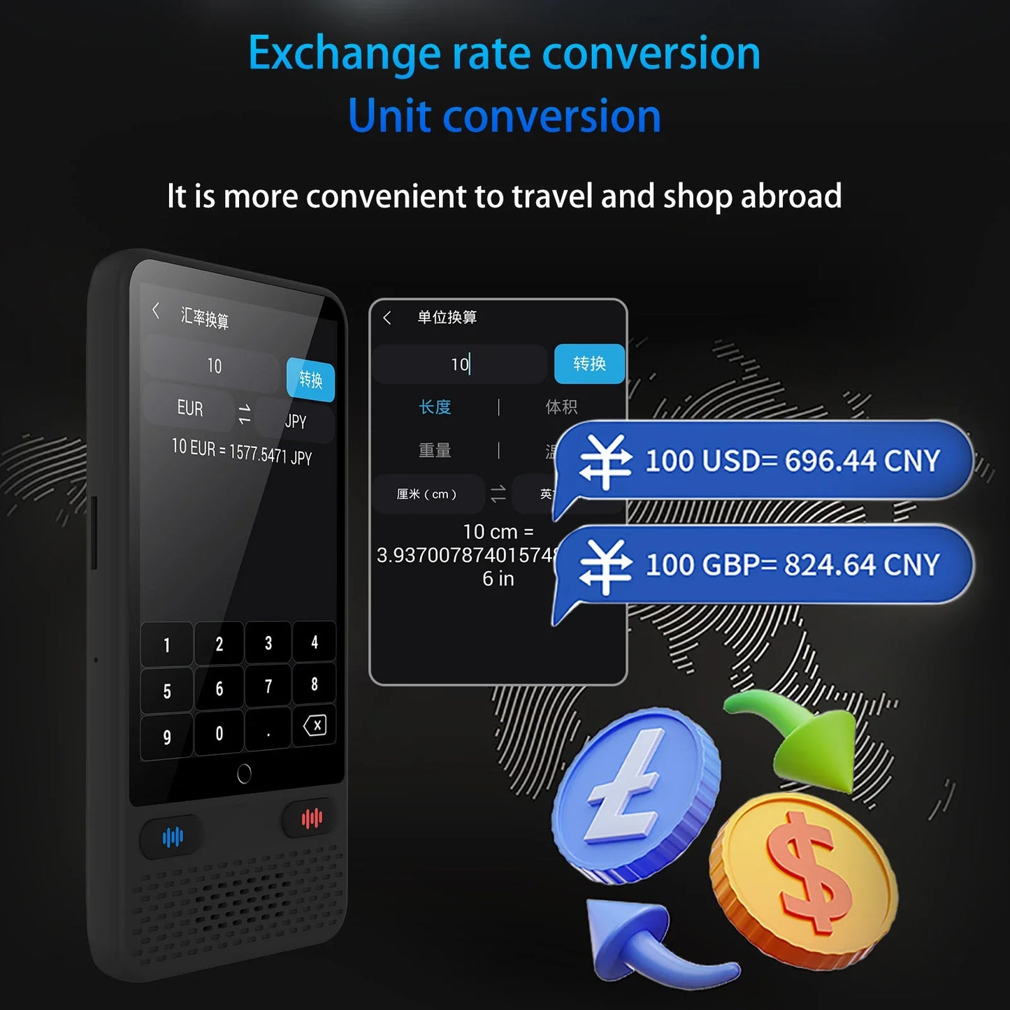 Portable S85 Language Translator Device – 138 Languages, Voice & Video Recording, Offline Translation Support