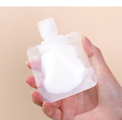 30/50/100ml Refillable Travel Packaging Bags – Portable Lotion, Shampoo, Shower Gel & Makeup Fluid Bottles for Cosmetics