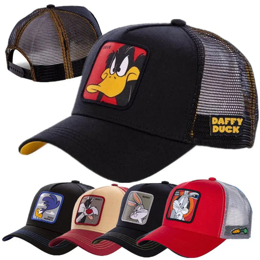 Elevate Your Style: High-Quality Unisex Anime Cartoon Patch Draw Baseball Cap - Hot Sale Men's Trucker Hat