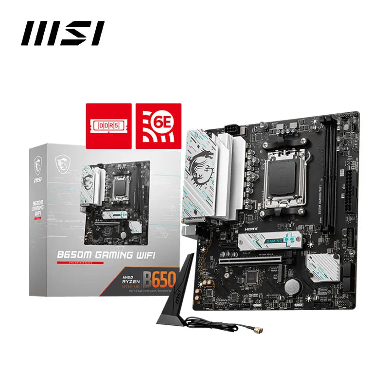 MSI MAG B650M MORTAR WIFI & B650M GAMING PLUS WIFI – Micro-ATX Motherboard