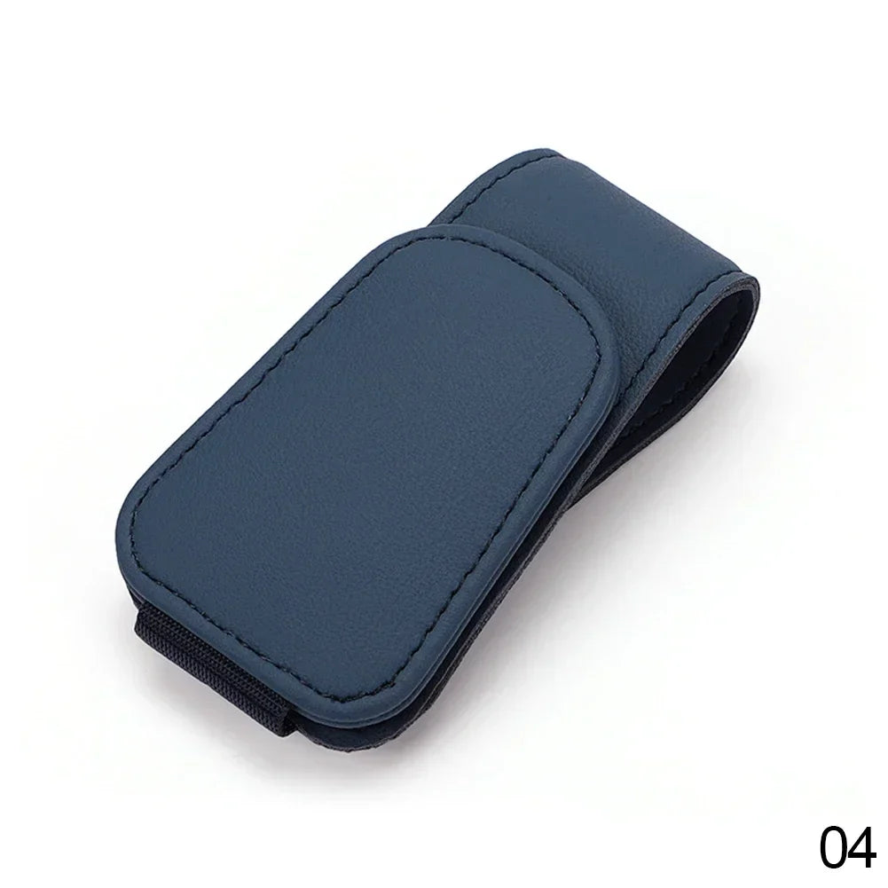 Universal Car Sun Visor Organizer Clip – Sunglasses Holder, Card & Pen Storage Auto Accessory