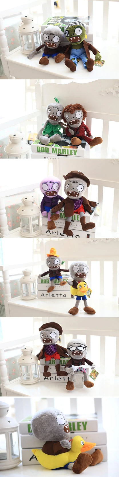 Plants vs Zombies 2 Plush Toys — Peashooter & Sunflower Stuffed Dolls Anime PVZ Gift for Kids