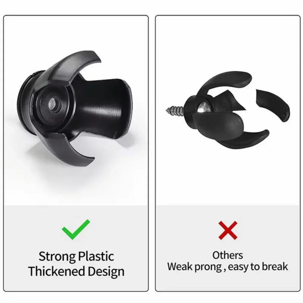 Golf Ball Picker Clamp – Rubber & Zinc Alloy Ball Pickup Tool, Convenient Golf Accessories & Training Aid