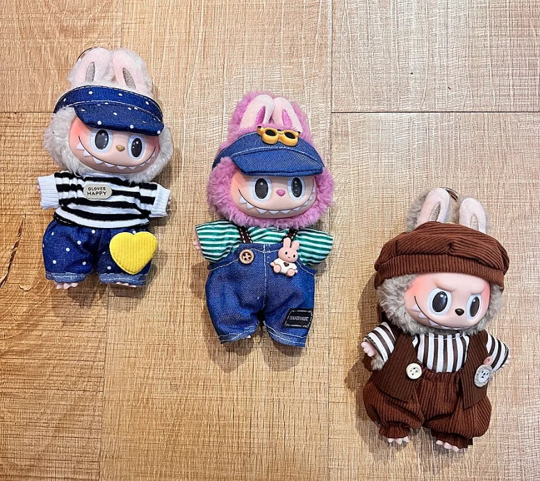 17cm Labubu Doll Clothes Set — Stylish Outfit for 17cm Labubu Dolls