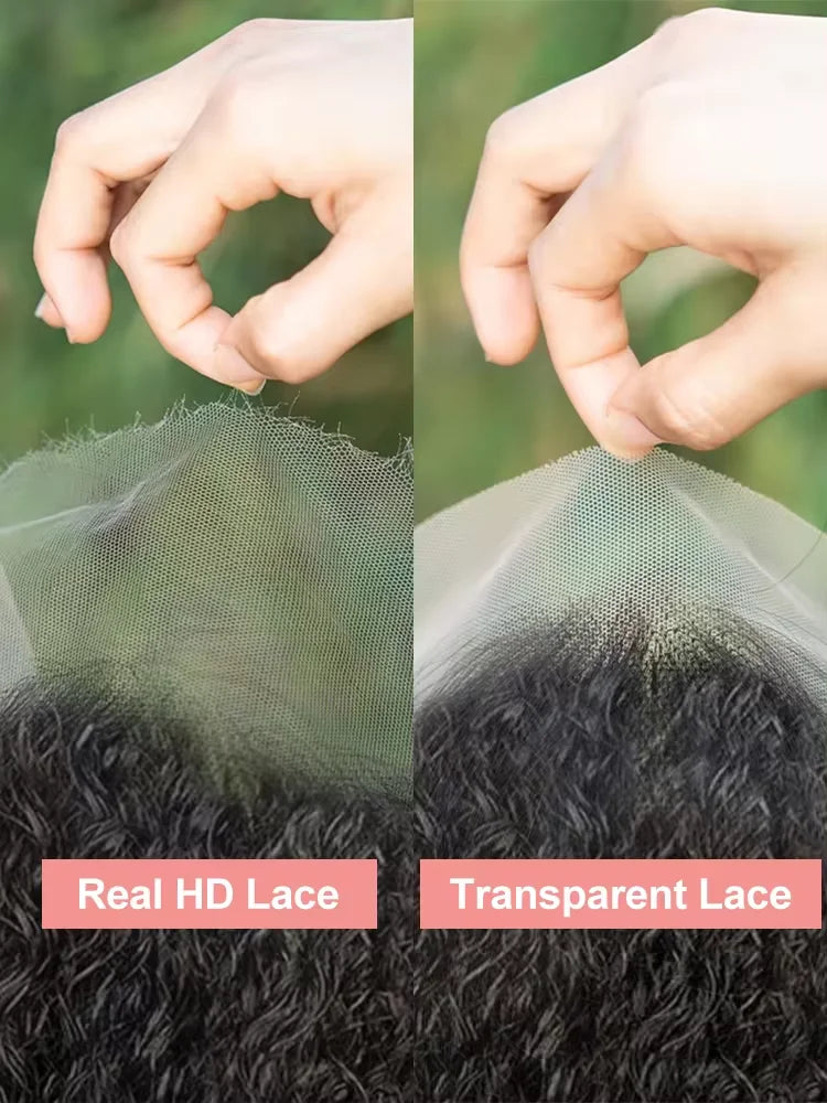 46-50 Inch HD Transparent Lace Front Wig – 13x4 & 13x6 Bone Straight, 200% Density Brazilian Human Hair for Women