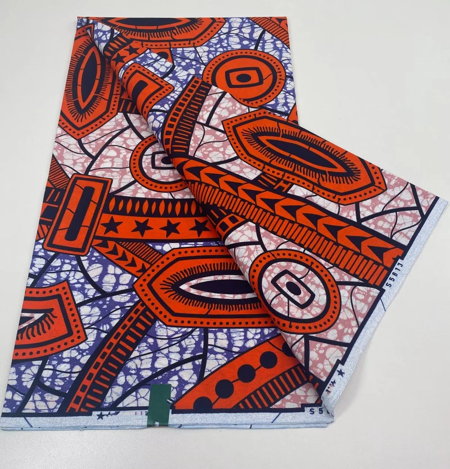 African Ankara Wax Print Fabric - 100% Cotton Soft Nigerian Real Wax Material for Women’s Party Dresses