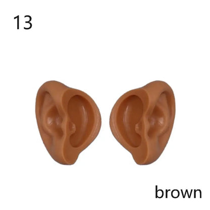 Blyth Doll Elf Ears – White, Tan, Dark & Black Skin Artificial Ear Accessories (Doll Only)