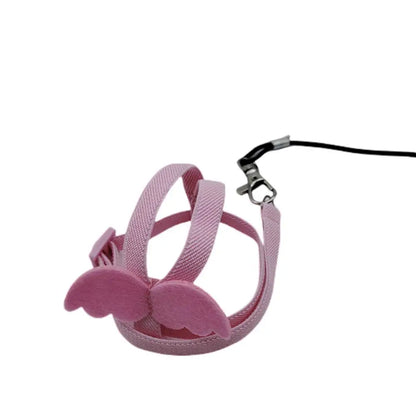 Ultra-Light Parrot Bird Flying Traction Rope: Adjustable Harness Outgoing Leash with Comfortable Handle Straps Band