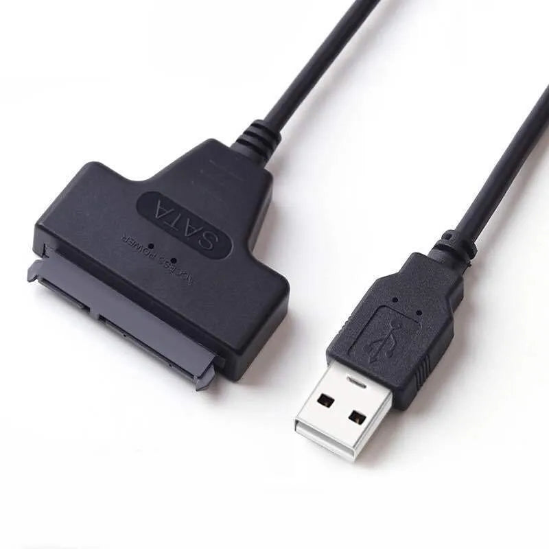 USB 3.1/2.0 SATA to USB Cable – USB 3.0 to SATA III Hard Disk Adapter, Compatible with 2.5-inch HDD and SSD, UASP Support