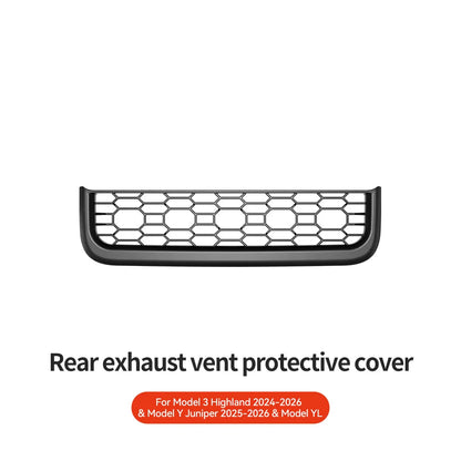 Tesla Model 3/Y Rear Center Console Vent Cover - Dust-Proof Interior Styling Accessory