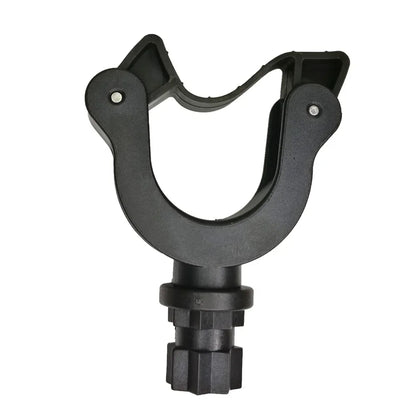 Rowing Inflatable Boat Kayak Paddle Holder Clip – Track Mounted Oar Grip Supporter, SUP Leash Plug Adapter