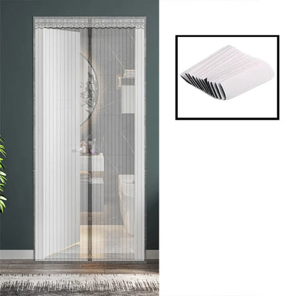 Magnetic Door Curtain Mosquito Net — Anti-Insect Fly Screen for Windows, Punch-Free Invisible Mesh