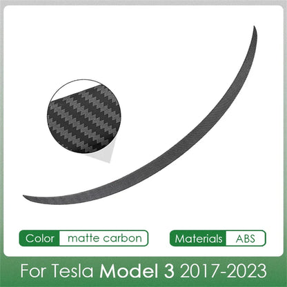 Newest Model 3 Highland 2025 Rear Spoiler – High-Performance Wing for Tesla Model Y (2017-2024) Car Accessories