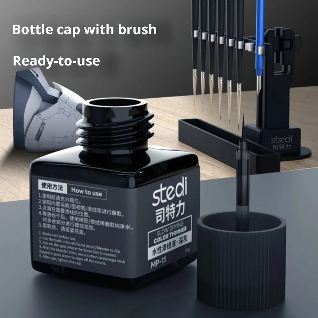 Stedi MP-10~MP-13 Weathering Acrylic Paint – 40g Gundam & Military Model Panel Line Painting Tool for DIY Hobby Crafts
