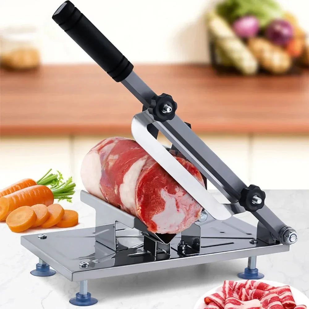 Portable Adjustable Beef & Vegetable Slicer – Household Meat and Frozen Food Cutting Tool