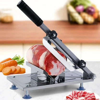 Portable Adjustable Beef & Vegetable Slicer – Household Meat and Frozen Food Cutting Tool