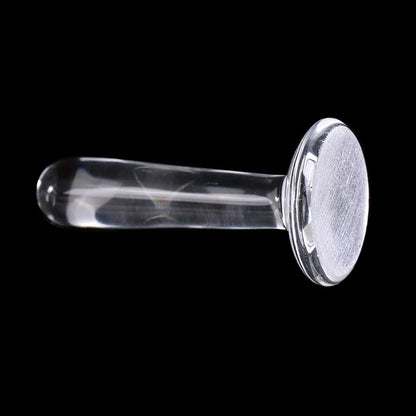 Transparent Glass Pigment Muller - Mineral Paint Grinding Tool for Chinese Painting & Tempera