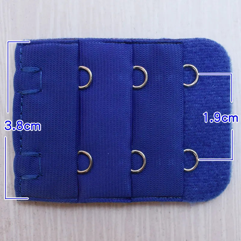 3.8cm 2-Hook Bra Extender Clip – Adjustable Back Belt Buckle for Women’s Underwear & Soft Bra Extension